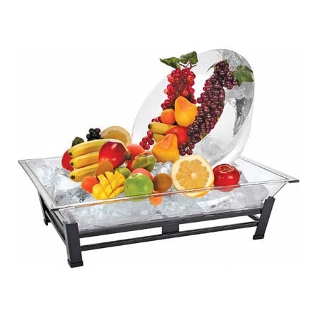 Cal-Mil Cal-Mil Small Metal Ice Carving Pedestal 19"W x 27"D x 8"H Platinum IP102-39